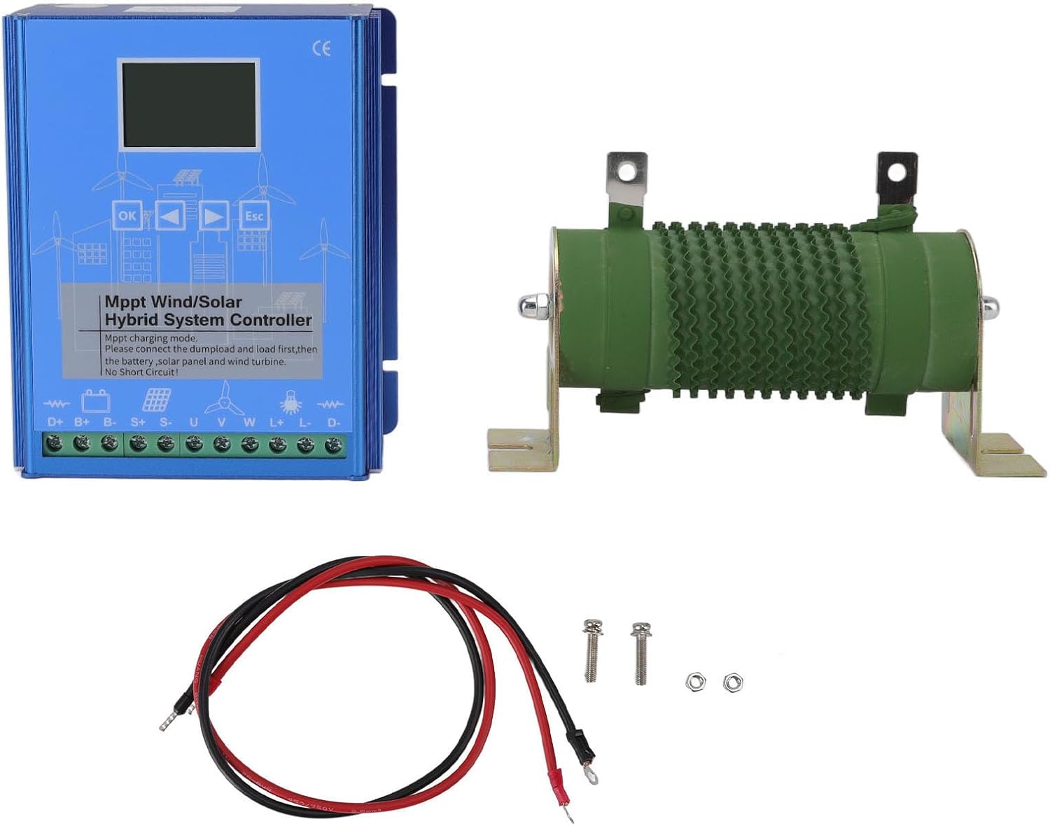 Respicefinem Mppt Wind Solar Controller 24v 48v LCD Screen Off Grid Generation Systems Gpi 48280 (GPI-48280)