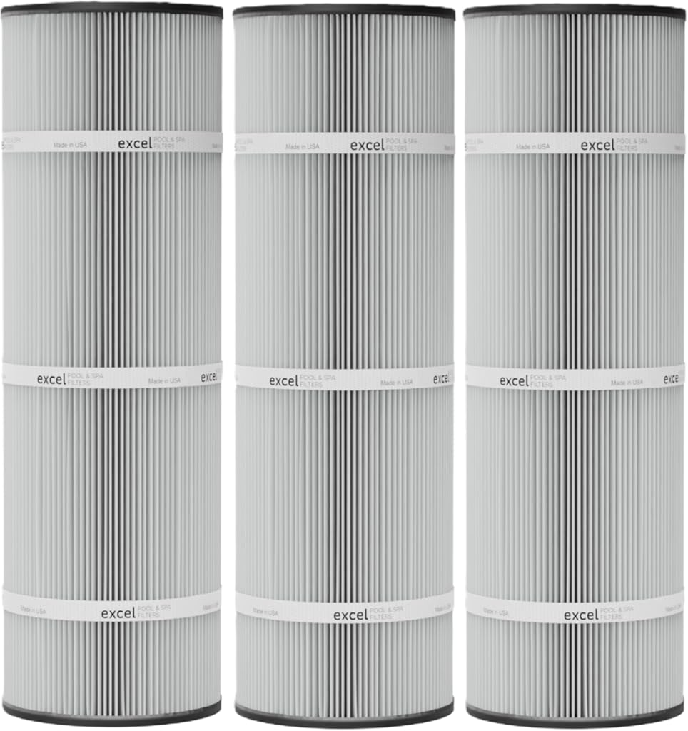 XLS-789 3 Pack Replacement Filters for Jacuzzi Round Tri-clops TC-600. Also Replaces Unicel C-7452, Filbur FC-1494, Pleatco PJC-180-M4.
