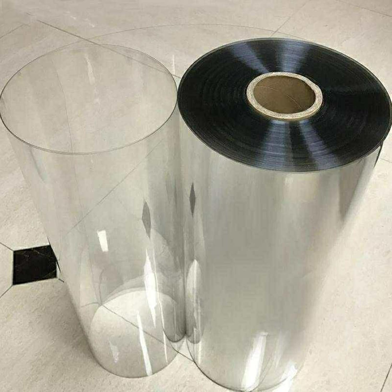 Rain-Proof Insulation, 0.8mm Clear Roofing Panels to Protect from Sun Bearing Capacity Easy to Cut Suitable for Outdoor Gardens and Greenhouses (Color : A-0.8mm, Size : 1x9m)