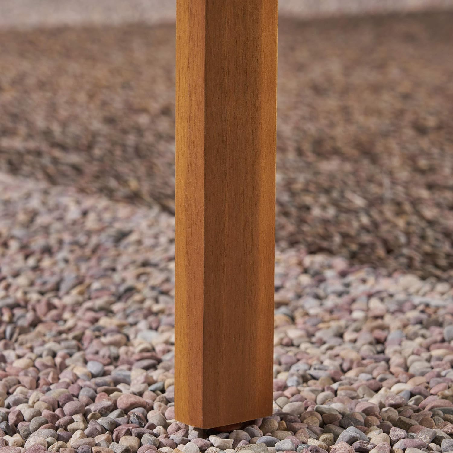 GDFStudio Marjory Outdoor 5 Piece Acacia Wood Conversational Set with Cushions and Fire Pit, Teak with Cream and Brown