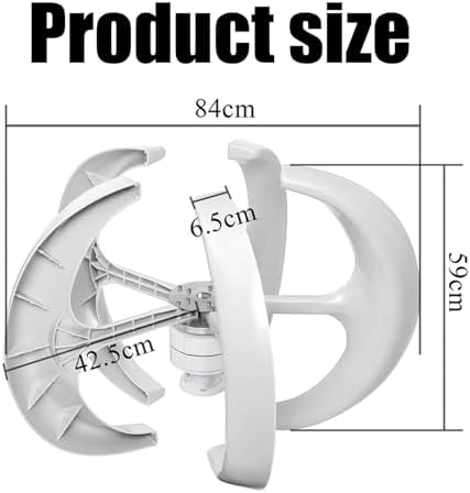 2000W Wind Turbine Generator Kit with Charge Controller - 12V Off-Grid Wind Power System for Marine, RV, Home & Hybrid Solar Energy Solutions - Efficient Renewable Energy Generator