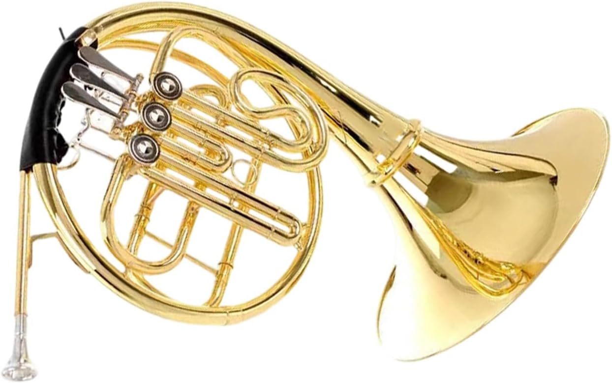 4 Key French Horn French Horn B Flat To F Double Row Instrument Beginners Playing Gold Professional(1)