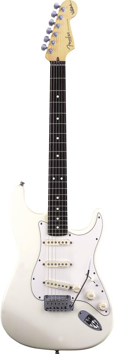 Fender Jeff Beck Stratocaster Electric Guitar, Rosewood Fingerboard - Olympic White