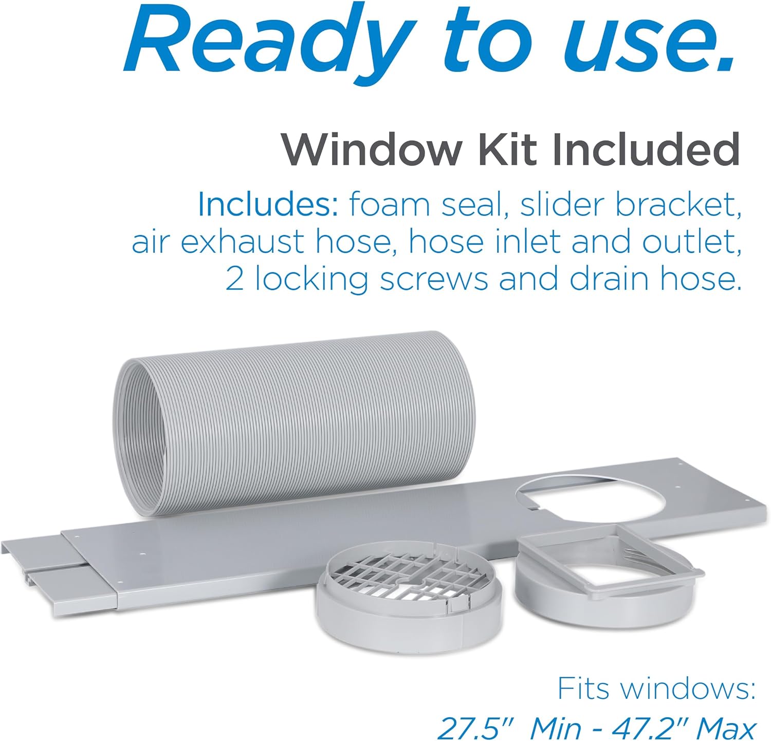 BLACK+DECKER Portable Air Conditioner 8,000 BTU (5,100 BTU SACC) with Wifi & Remote Control, 3-1-in Air Conditioner, Fan & Dehumidifier with App, Alexa & Google Assistant