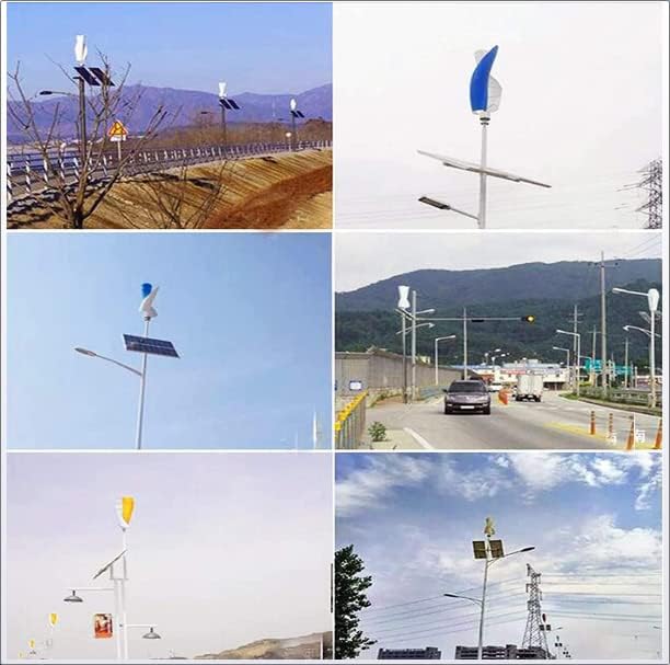 8000W Home Wind Turbine, 12V 24V 48V AC Permanent Magnet Wind Turbine Suitable for Household Power Generation, Camping, Boats