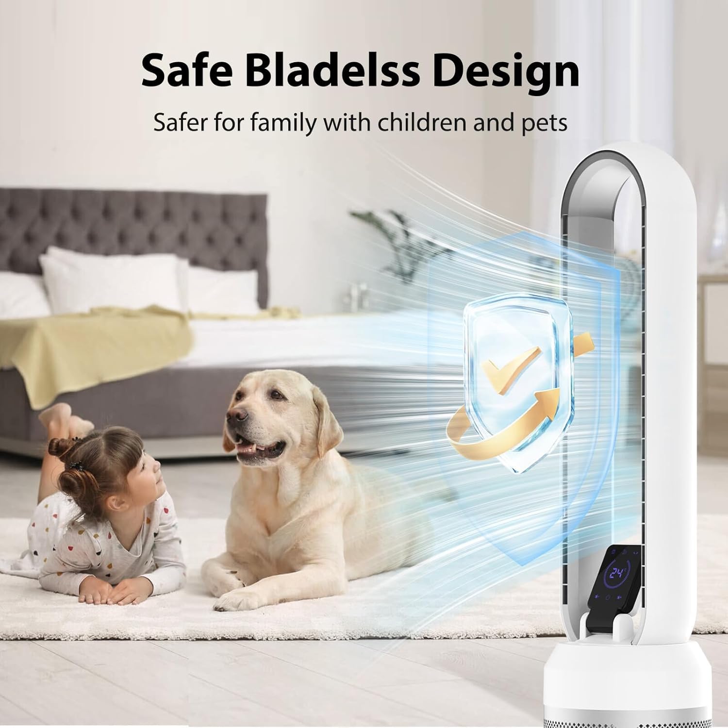 Bladeless Fan for Bedroom, 38