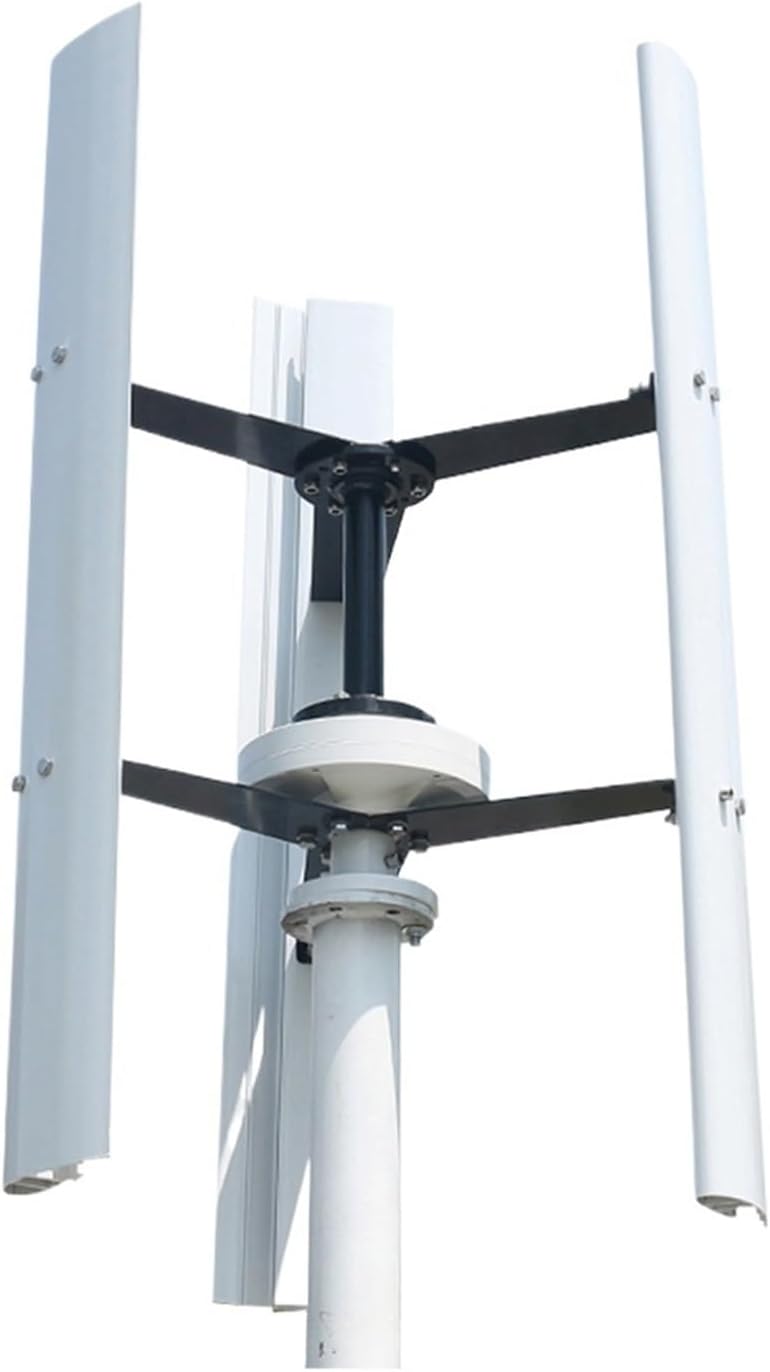 Wind Turbine Generator Kit, 5000W 12V 24V 48V Free Energy Home Wind Turbine Electric Generator 5KW Vertical Windmill Low Wind Speed Starting Wind Turbines for Hybrid Solar Wind System(48V)