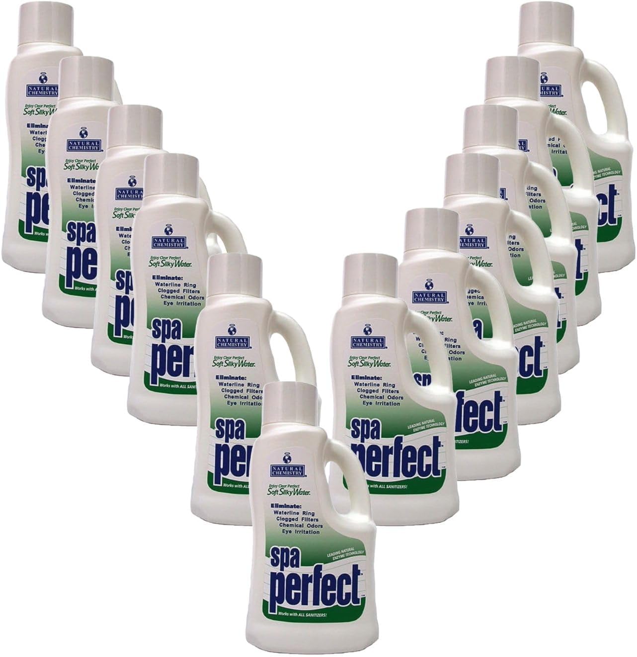 Natural Chemistry Spa Perfect Water Cleaner, 2-Liter 04131, 12 Pack