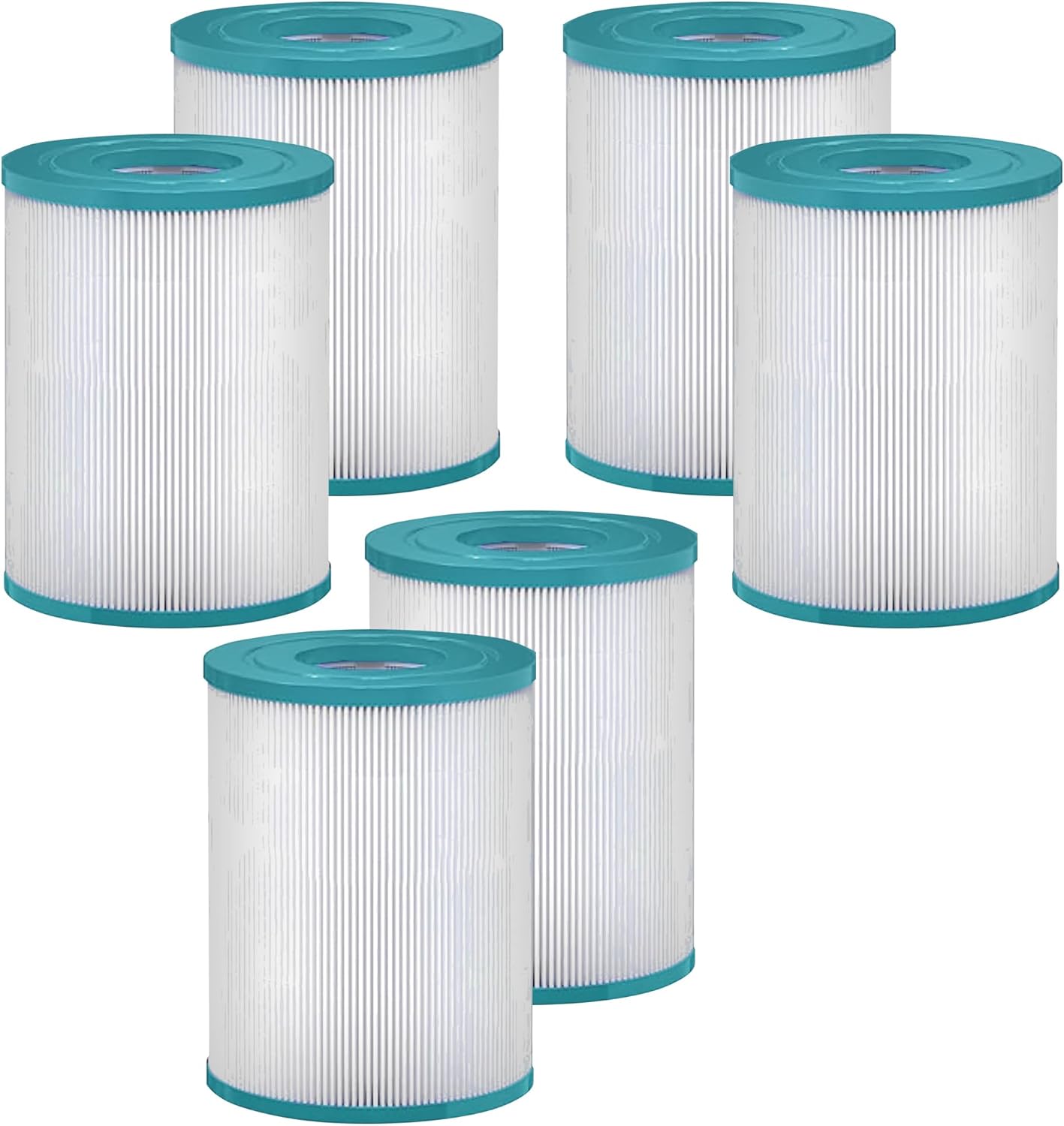 Hurricane Filters 6 Pack HF4405-02 Advanced Spa Filter Cartridge - Replacement for PRB25SF, Unicel C-4405, Filbur FC-2387, CMP 25392-000-100, Compact Rainbow Dynamic Series IV