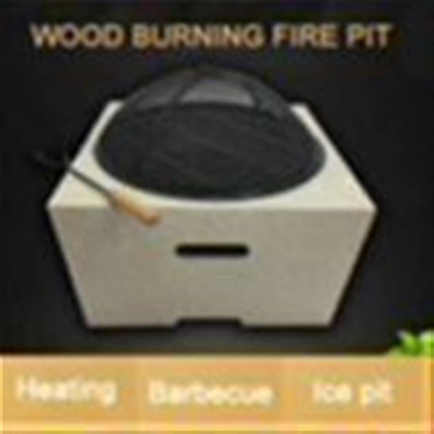 Fire Pit Wood-Burning fire Pit, Bonfire Wood-Burning Terrace and Backyard fire Pit, Used for Outdoor Cooking Grill