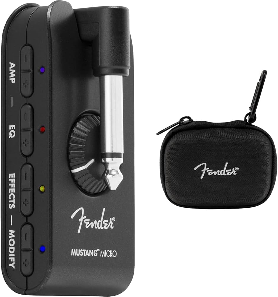 Fender Mustang Micro Headphone Amplifier with Case