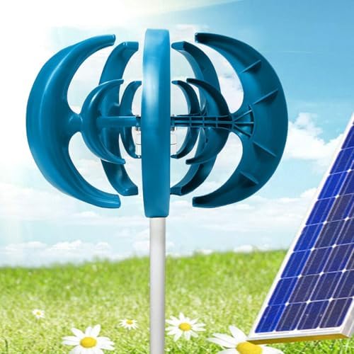 10000W Vertical Wind Turbine with 5 Blades & Controller - Efficient Wind Power Generator for Home & Factory Use, White, 12V Renewable Energy Solution