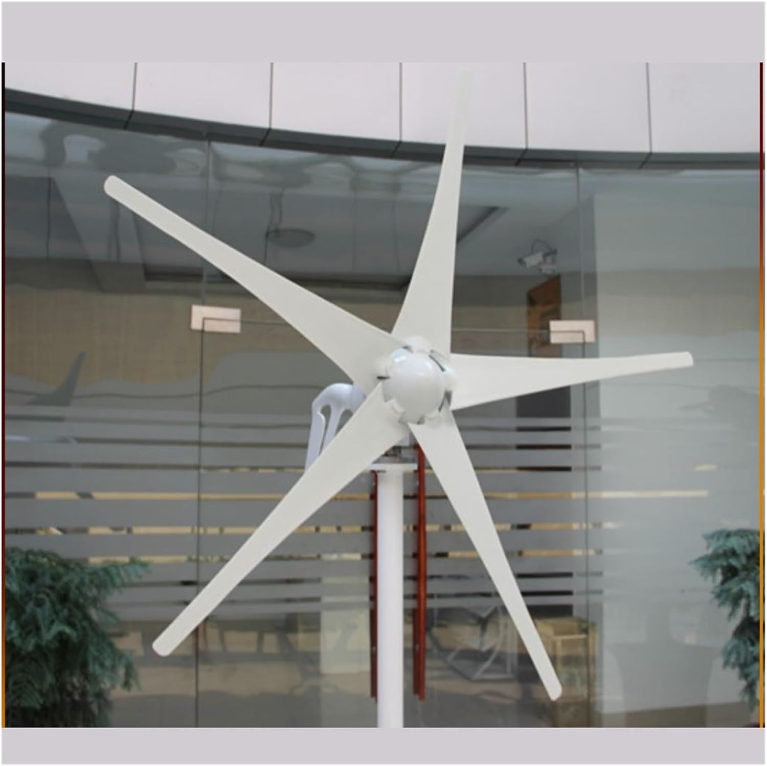 400W Wind Turbine Generator AC 12V/24V 3/5 Blades Windmill Wind Turbine for Home Use Windmill Generator with Charge Controller Low Starting Speed for Home(5 Blades,24V)