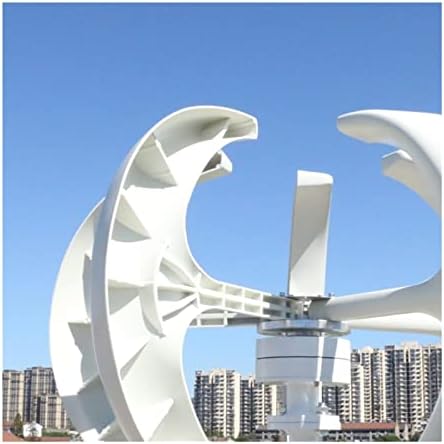 3000W High Power Vertical Axis Wind Turbine Generator for Home, 12V/24V/48V with MPPT Technology, Quiet & Efficient Windmill for Farm & Garden Energy Production