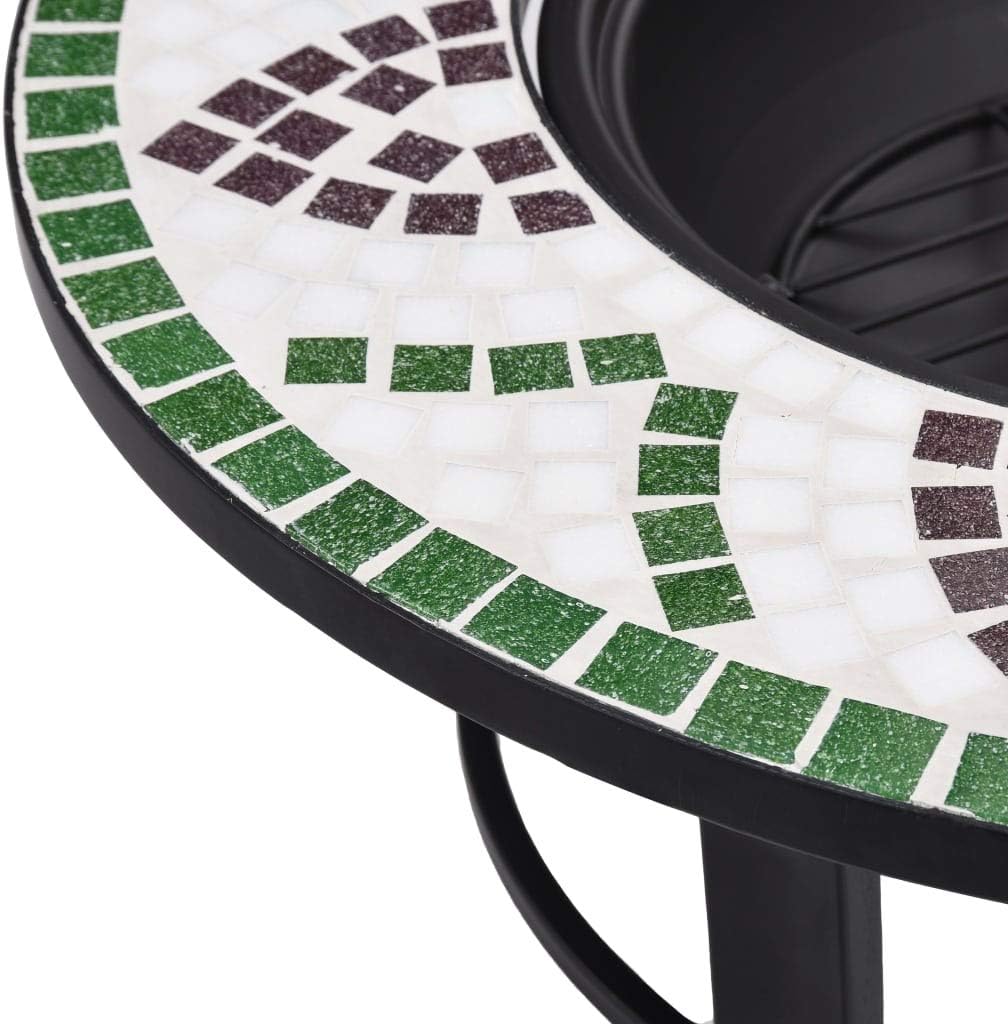 YAFF Mosaic Fire Pit Green 26.8