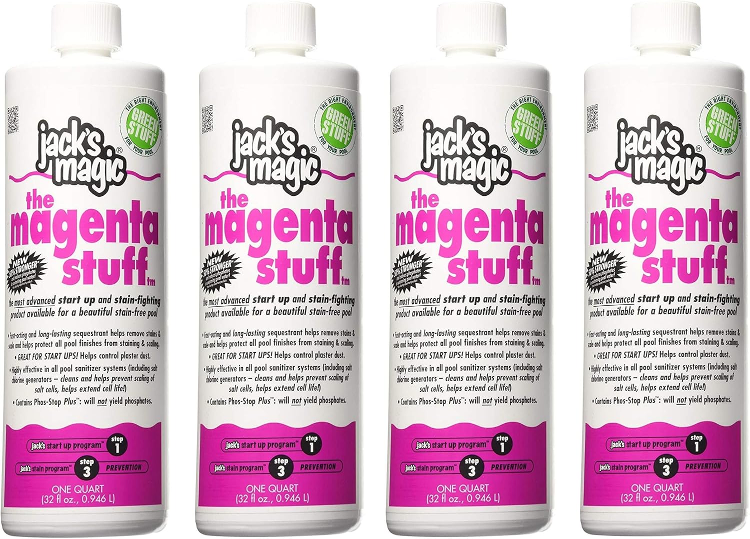 Jack's Magic The Magenta Stuff Size: 32 Ounce (Four Pack)