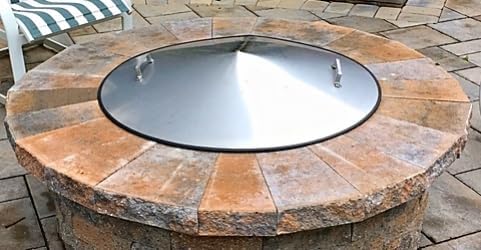Fire Pit Cover Conical Shape 39
