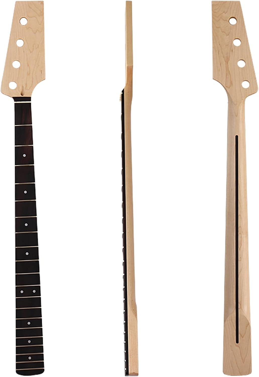 4 Strings Electric Bass Guitar Neck 20 Frets Right Hand Canada Maple Wood Neck Guitar ​Neck Replacement
