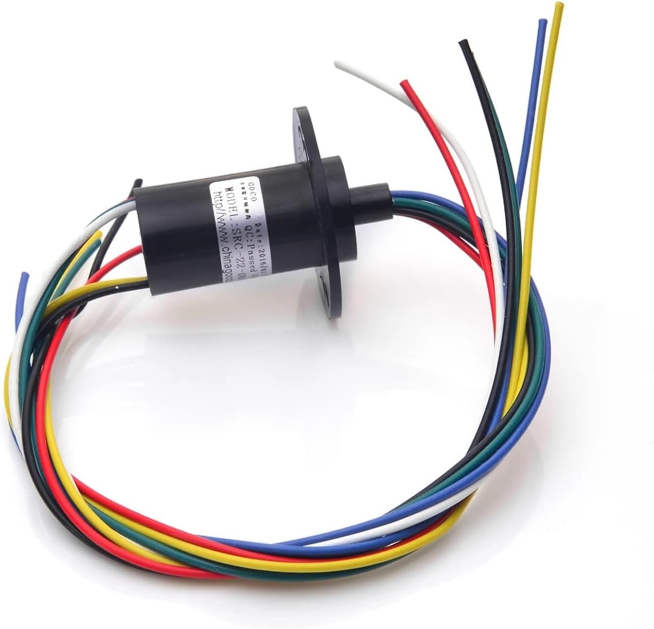 Wind Power Slip Ring 2/3/4/5/6 Channel 5/10/15/30A Rotate Dining Table Slipring Electric Collector Rings(6 Channels 30A)