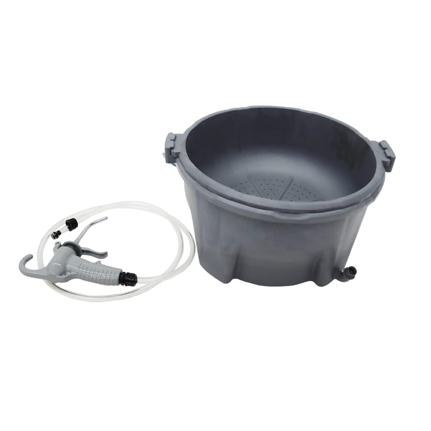 INTBUYING Portable Handheld Oiler Bucket Threading Pipe Machine Threading Machine Lubricator Oil Gun Drum Set Tool Barrel Pipe Threader Pipe Threading Oiler Hand Held Oiler Bucket Tool