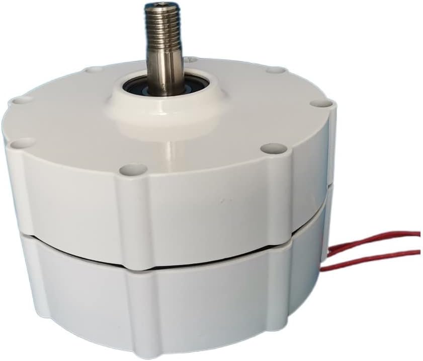 Wind Turbines, Low Speed 600W 12V 24V 48V 3 Phase Gearless Permanent Magnet Generator AC Alternators Use for Wind Water Turbine,for Hybrid Solar Wind System(Without Base,48V_500W)