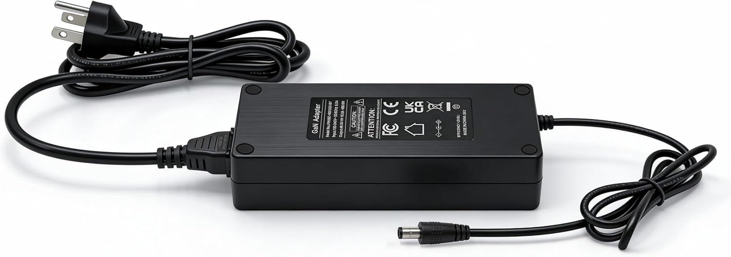 3eAudio 48V 10A GaN Power Supply 480W 48VDC Adapter for Home Audio TPA3255 Stereo Class D Amplifier A7 & A7 Mono