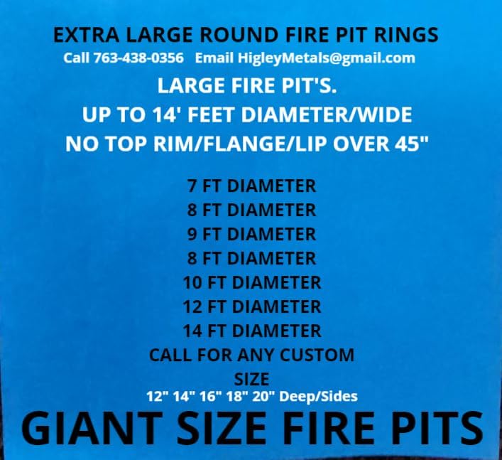 Steel Fire Pit - Campfire Ring -Firepit Liner - 18