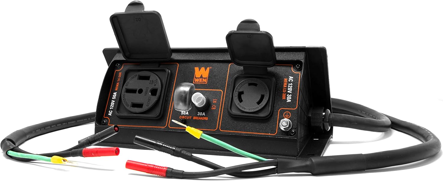 Wen GNA50i 50-Amp 6000-Watt Parallel Connection Kit for Inverter Generators, Black