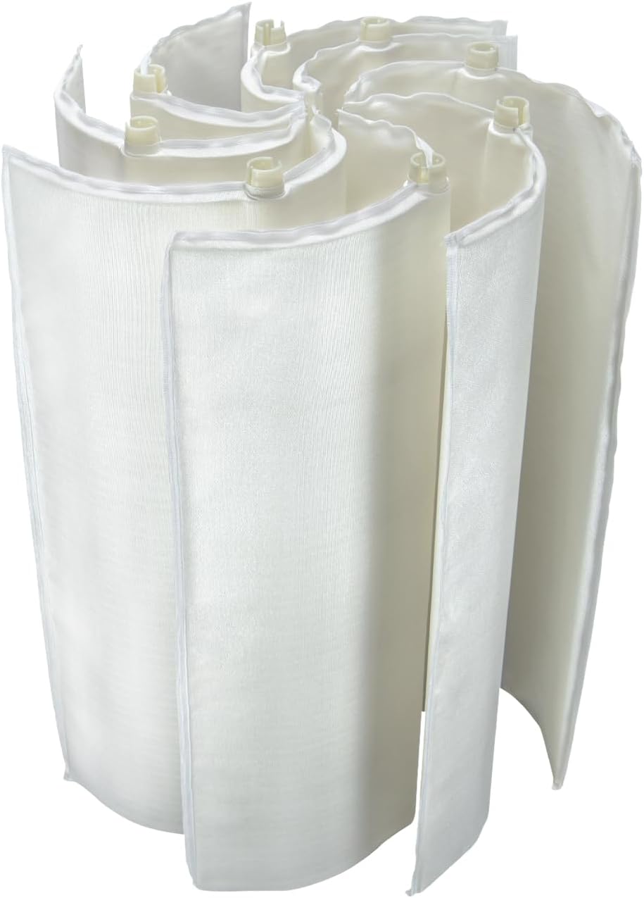 ZOTEE 72 Square Foot Swimmin Pool DE Filter Grids Compatible with FS-2006, FC-9560, PFS3672, Hayward DEX7200DA DEX7200DS, DE Grid Swimming Pool Filter Cartridge, 7 Full + 1 Partial