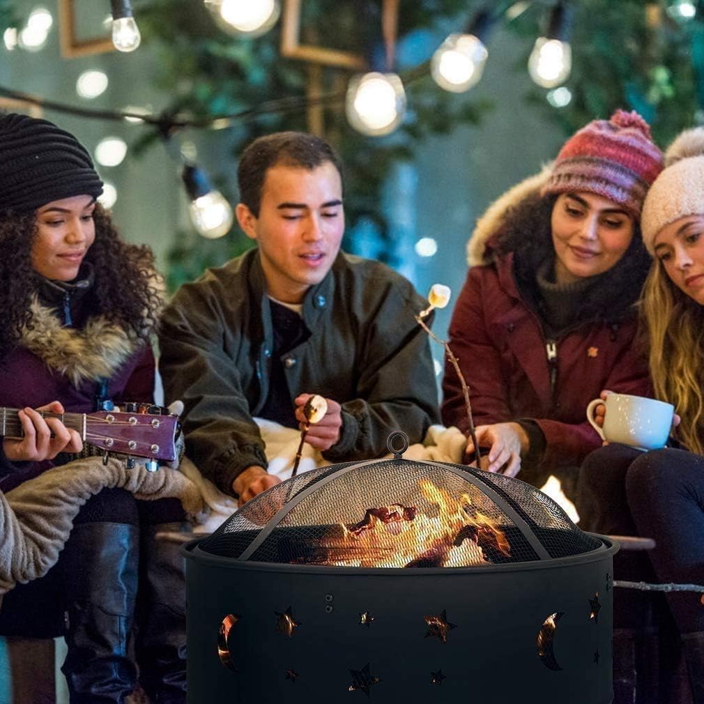 Fire Pits Outdoor Wood Burning 24