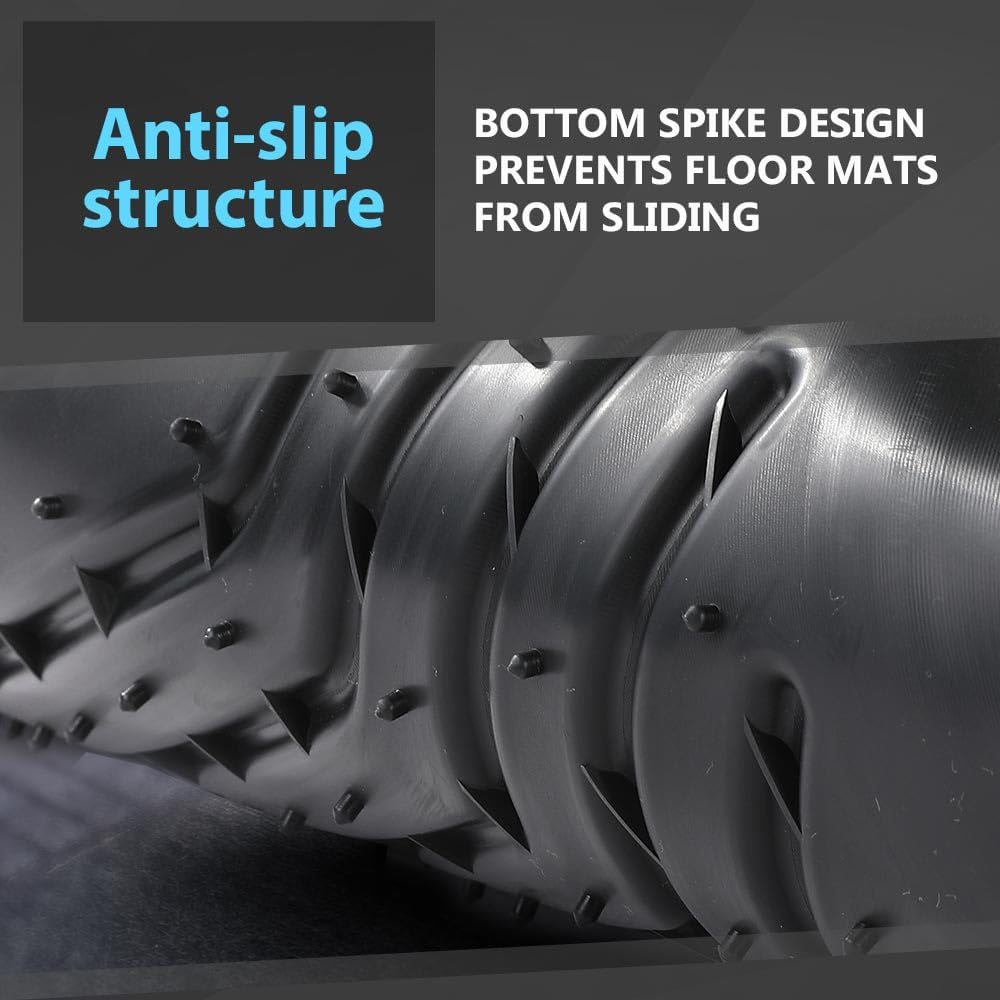 Floor Mats TPE Compatible with Chevy Silverado/GMC Sierra 1500 1999-2006 & Classic 2007 & 2500 2001-2004 3PCS Cargo Liners All Weather Protection Accessories