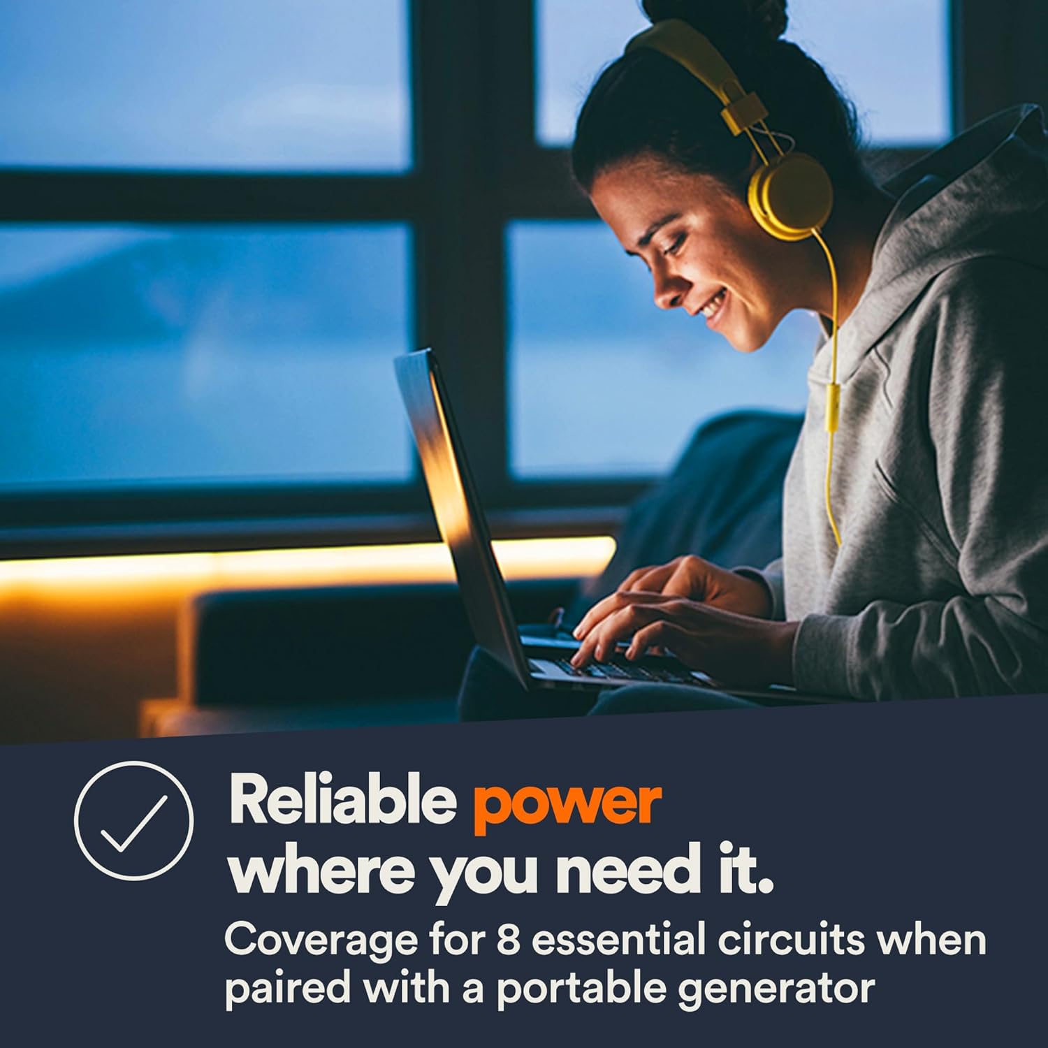 Generac 6853 HomeLink Upgradeable 30 Amp Transfer Switch Kit - Reliable Power Solution for Homes - 10' Cord and Resin Power Inlet Box