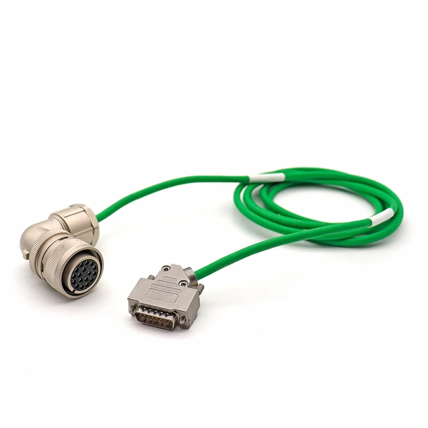 17Pin Encoder Cable Right Angle to D-Sub Servo Signal Wire for CNC Machine/Automation – 1m 2m 3m 5m 10m 15m(15m)
