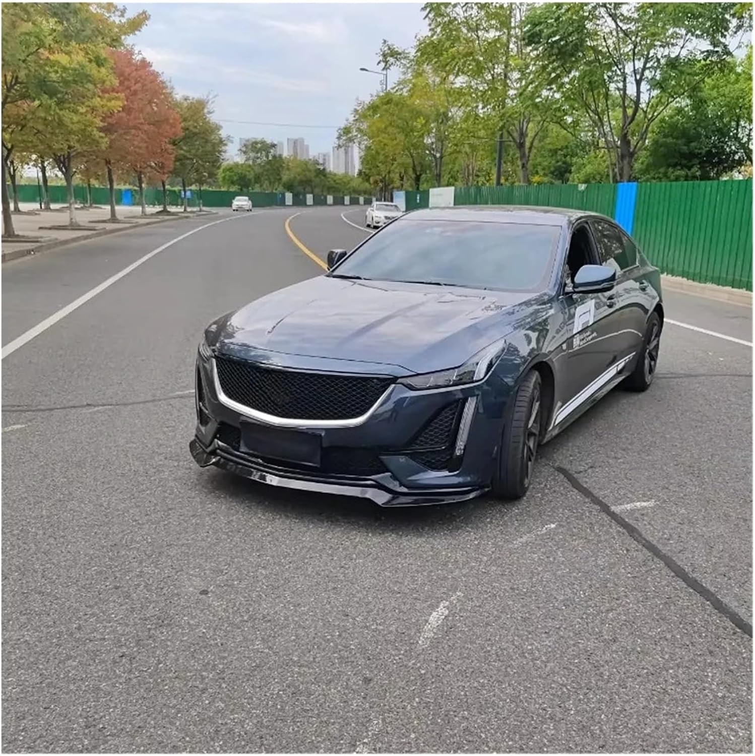 Compatible for Cadillac CT5 Front Lip Bumper Integrated Great Standard Accessories