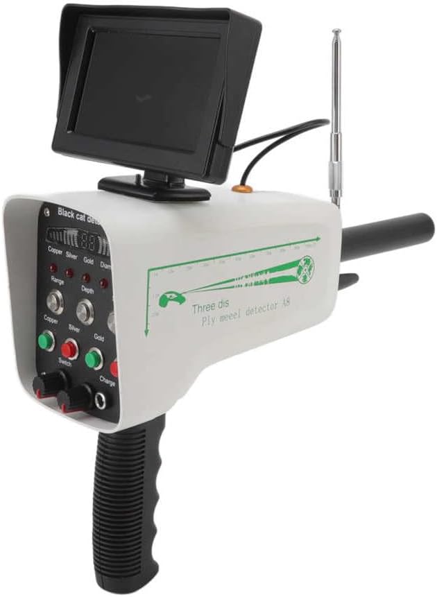 Professional Metal Scanner Detector, Underground Metal Scanner, High Accuracy Gold Silver Copper Finder, 30M Depth and 1000M Range, for Copper, Silver, Gold, Diamond Gem Positioning
