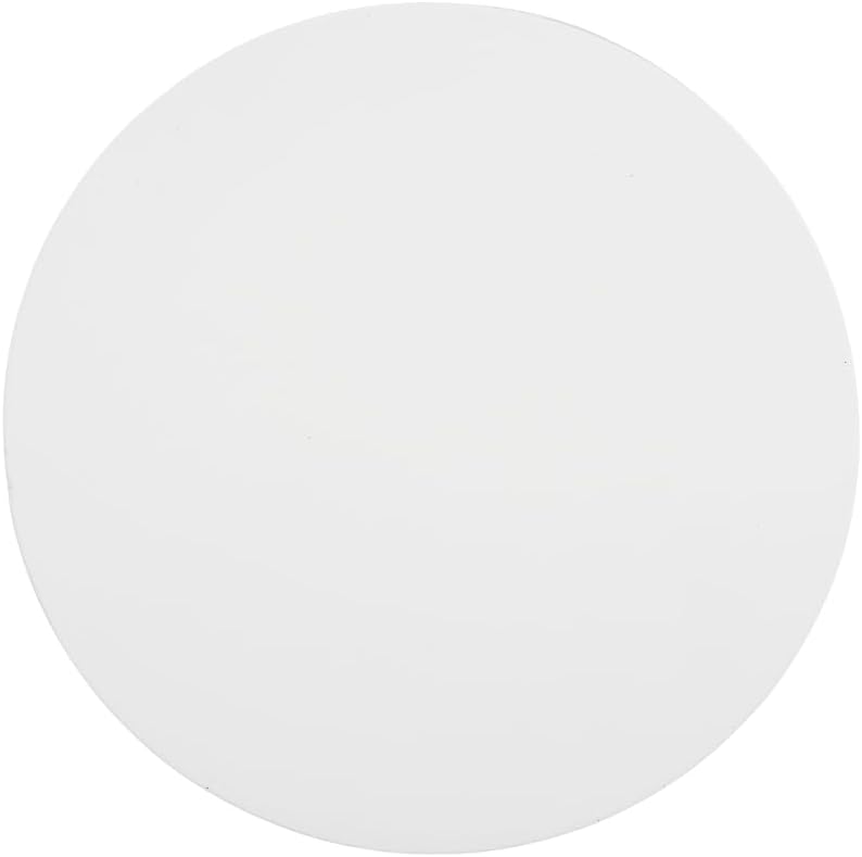 Outdoor Fire Pit Propane Tank Holder Table, White Lightweight Magnesium Oxide Side Table, Multi-Functional Round Design for Patio, Garden, Balcony, No Assembly Required