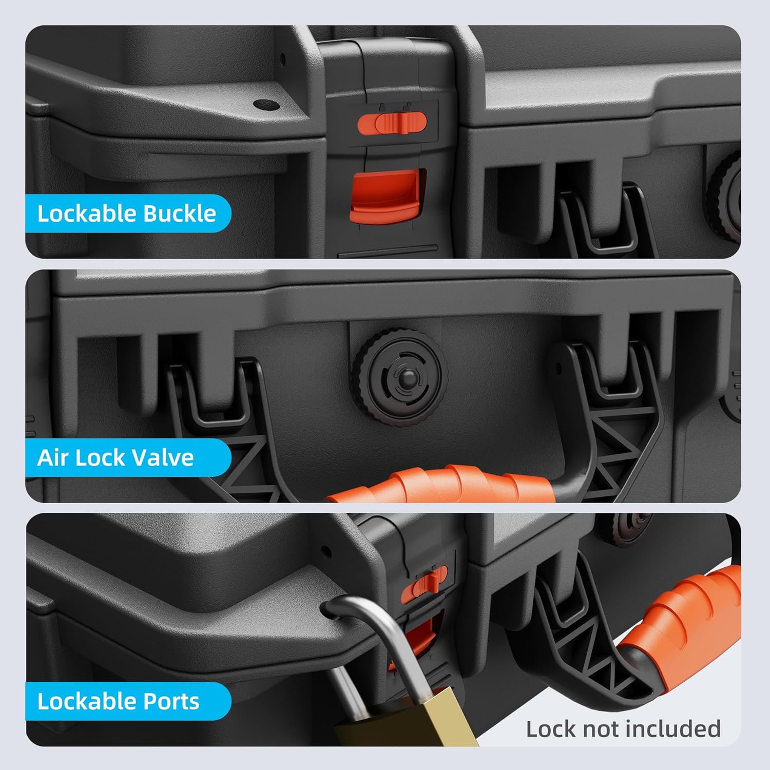 Starlink Mini Case Hard Shell Travel Bag Grey,Waterproof Shockproof Protective Storage Box for Starlink Mini Accessories,Durable Portable Hard Case for Outdoor Camping and Hiking