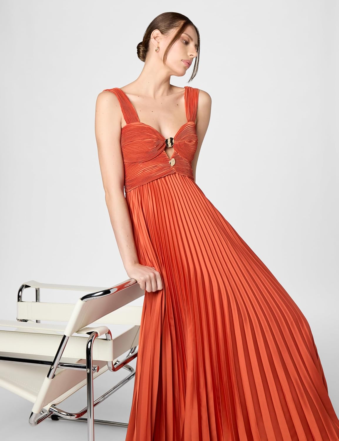 Amur Womens Gisella Midi Dress