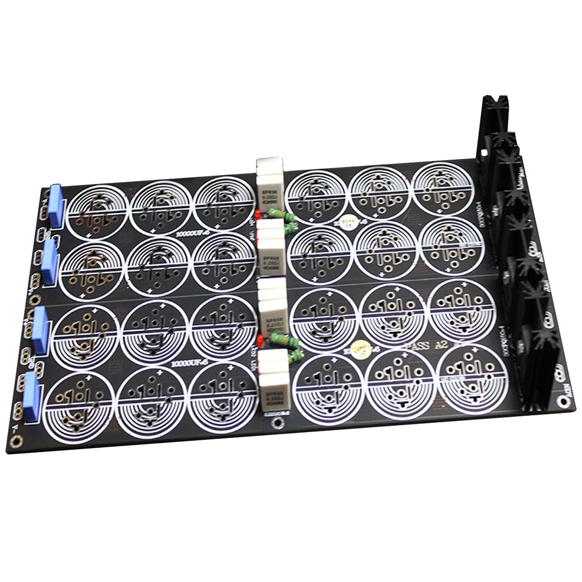 HiFi Class A Power Amplifier Dual-Sided Tinned PCB Power Supply Board – 120A Schottky Rectifier, CRC Filtering, Supports 240,000μF Capacitance – DIY Audio PSU Module