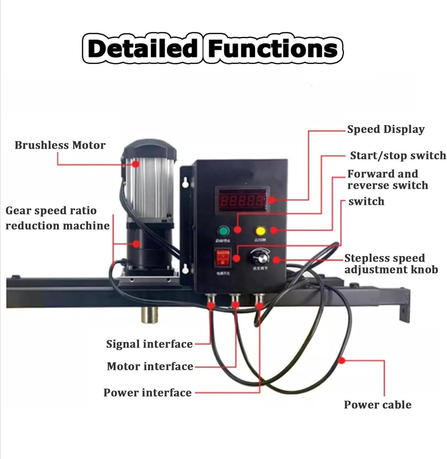 Electric IBC Paint Mixer, Commercial Tank Mixer Machine, Folding Propeller, with Support Hanger, for Paint Coating Materials Viscous Liquid Ink Dissolver Agitator