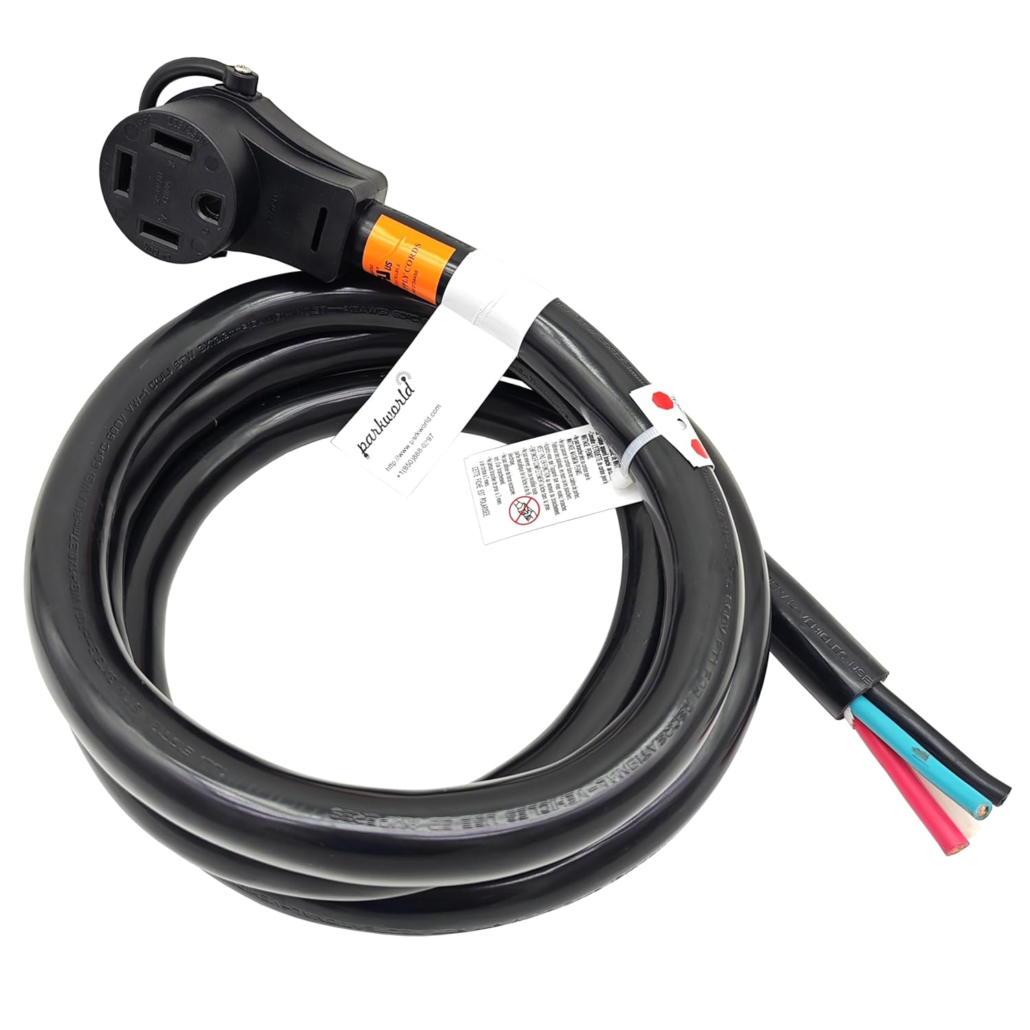 Parkworld NEMA 14-60 Oultet Female Generator/Welder Power Cord NEMA 14-60R Replacement Power Cord, UL Listed (8FT)