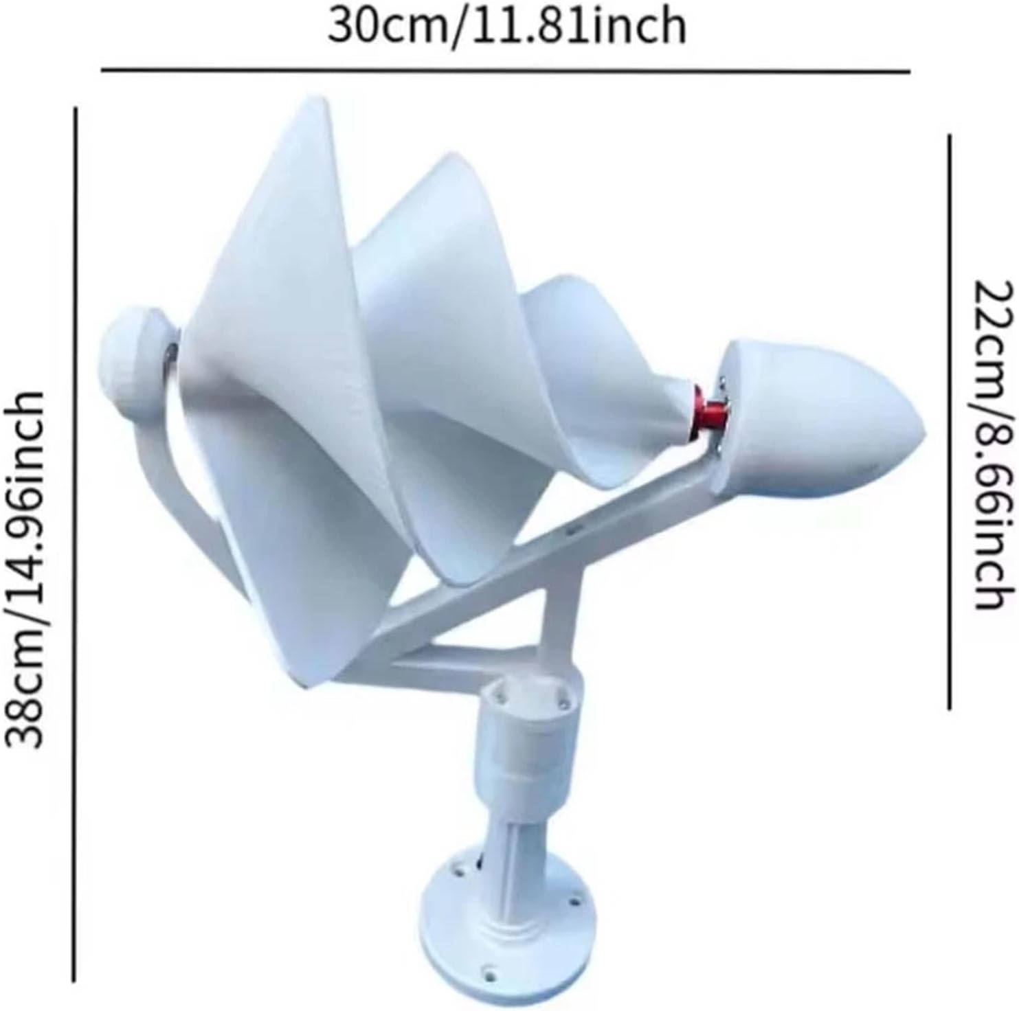 50W Micro Helical Generator Spiral Wind Turbine Generator Model For Science Experiment Generates Electric Light Spiral Generation(1PC)