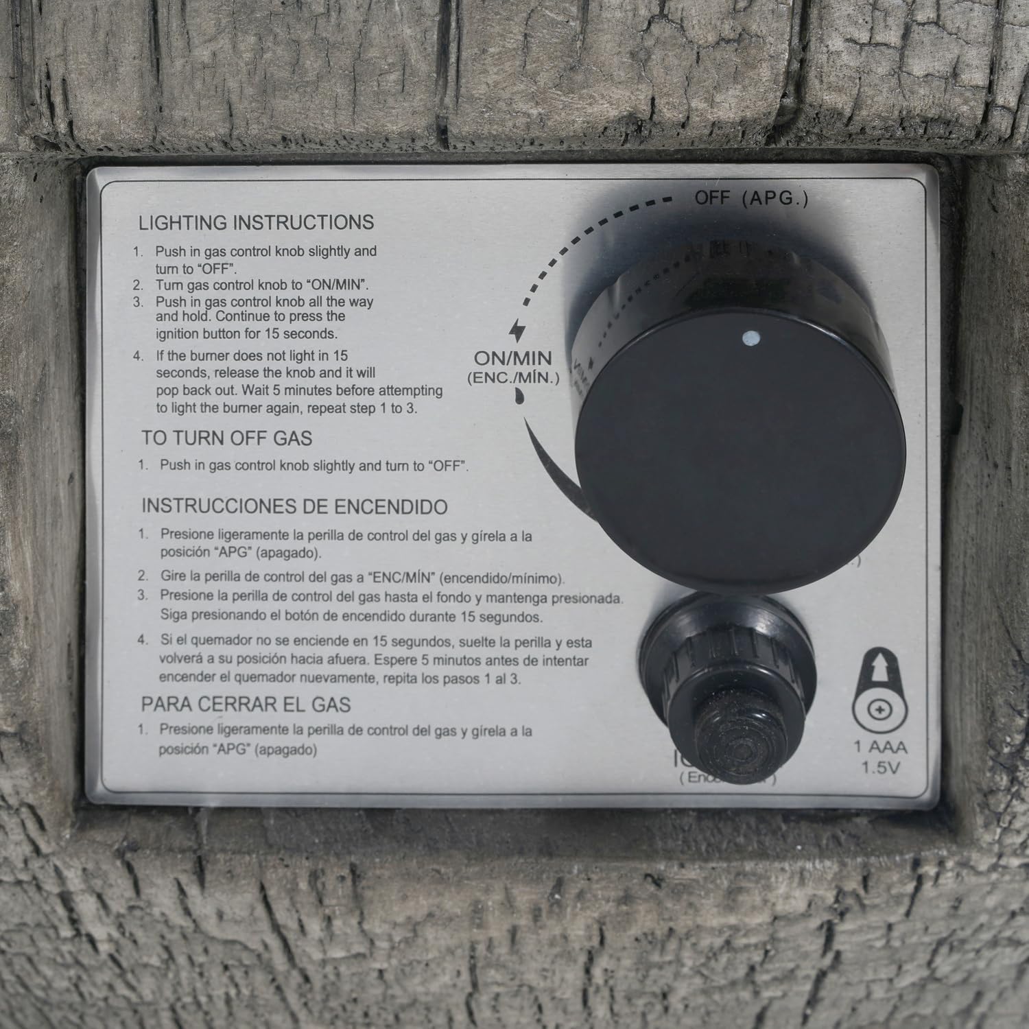 Patio Propane Fire Pit, 30,000Btu, Light Grey (Tank Cover Not Provided) Magnesium Oxide Light Grey Efficient and Warm Outdoor Lawn Cozy Gatherings