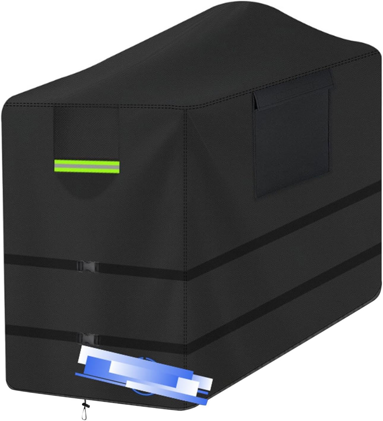 Engine Welder Generator Cover for 305LPG, 35x45x45 inch Rainproof Dustproof Protective Cover with Drawstring, Easy Installation, Black