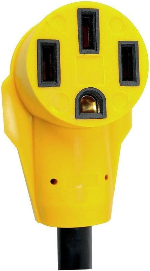 for Generator 30 Amp 4 Pole to 50 Amp Female 10AWG/3 Cord Adaptor Plug Pigtail
