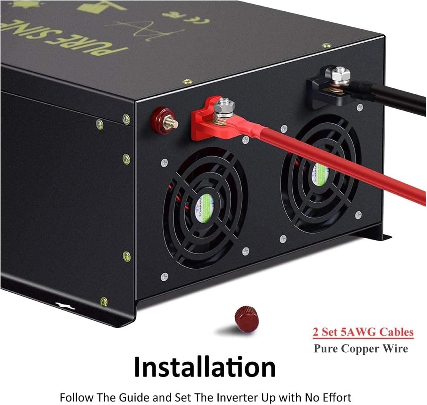 8000W Off Grid Pure Sine Wave Inverter 12V 230V Power Bank Inverter Battery Solar Panel Converter 24V/48V DC to 120V/220/240V AC(36V,120V)