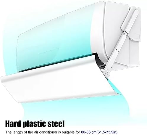 Adjustable Vent Deflectors, Portable Air Conditioners Air Vent Deflector Ceiling Outlet Wind Direction Telescopic, White