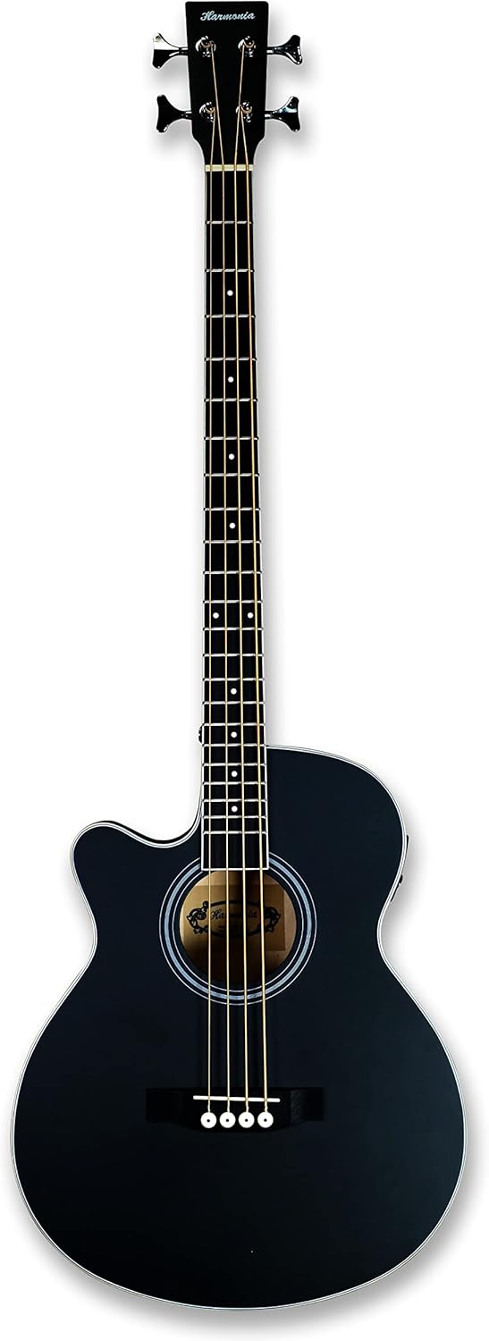 TARIO Left-handed 4 String Electric Acoustic Bass spruce top Mahogany back & sides (left hand)