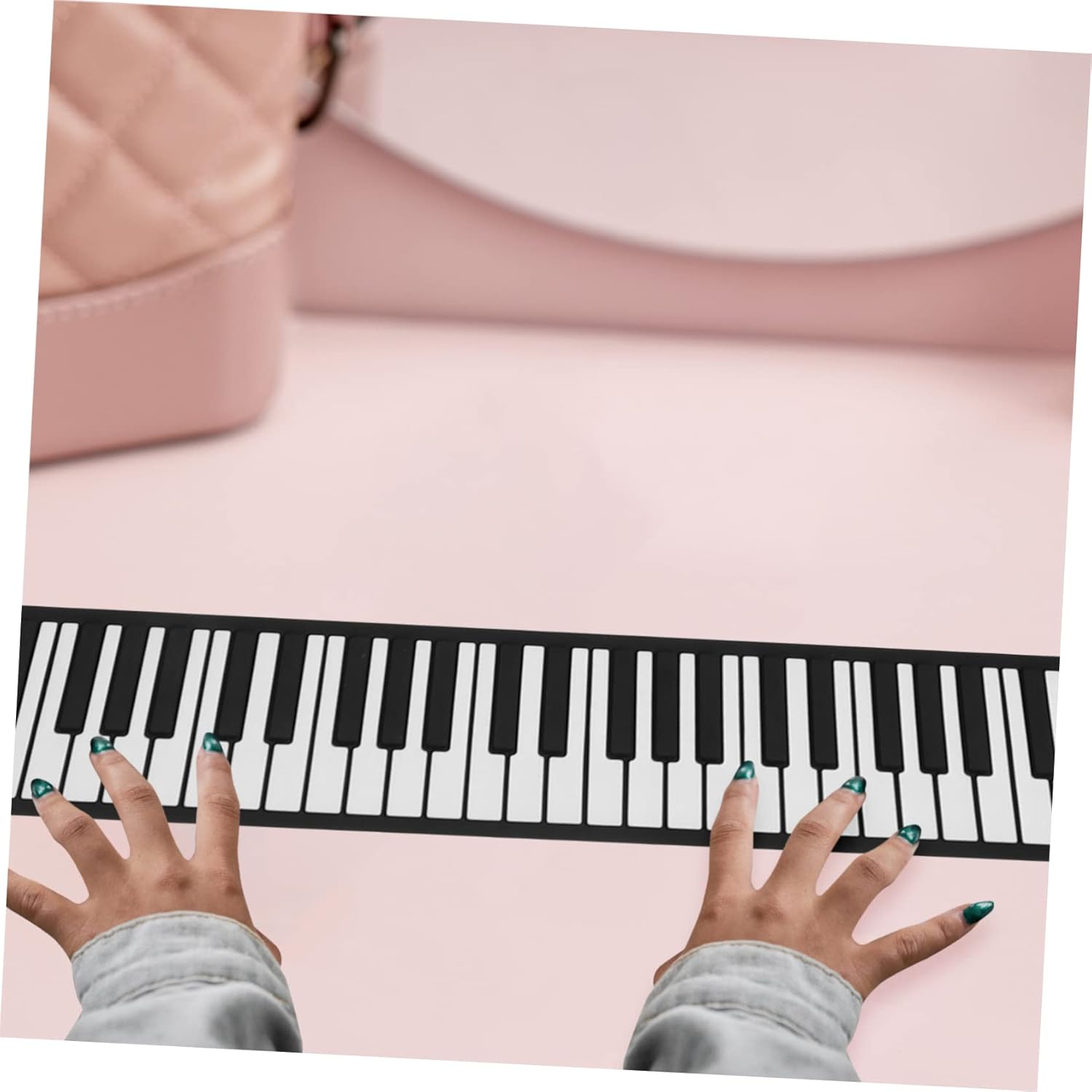 BESPORTBLE up Piano Key Electronic Keyboard Boys and Girls Piano Weighted Keys Learning Tool