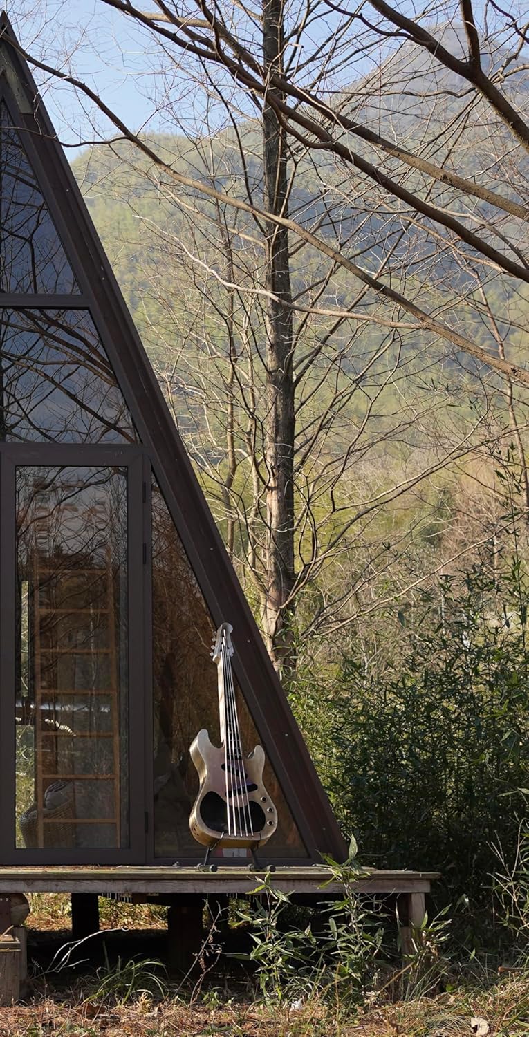 Guita Fire Pit Stainless Steel Wood Burning Outdoor Solo Stove-Includes Stand and Carry Bag, for Patio Yard Camping,Heating,Bonfire and Picnic